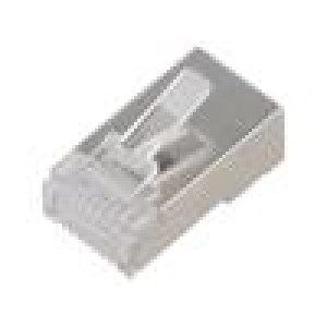 Zástrčka RJ45 PIN: 8 Kat: 5e Obvod: 8p8c na kabel IDC