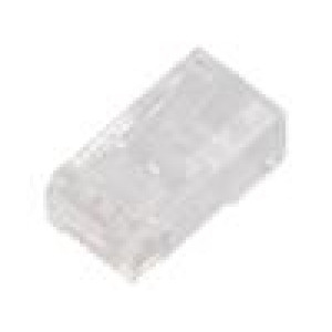 Zástrčka RJ45 PIN: 8 Kat: 5e Obvod: 8p8c na kabel IDC