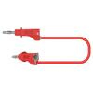 PJP2117-100R Měřicí šňůra 60VDC 30VAC 36A banánek 4 mm,z obou stran