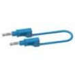 PJP2214/600V-100BL Měřicí šňůra 36A banánek 4 mm,z obou stran Dél: 1m modrá