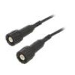 PJP7050IEC-50-100N Měřicí šňůra 3A BNC vidlice,z obou stran Dél: 1m černá Z: 50Ω