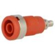 Zásuvka banánek 4mm 36A červená