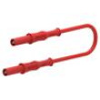 PJP2317-IECIV-100R Měřicí šňůra 36A banánek 4 mm,z obou stran izolované Dél: 1m