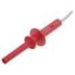 PJP5600-HT-100R Měřicí šňůra 10A volné konce,banánek 4 mm Dél: 1m červená