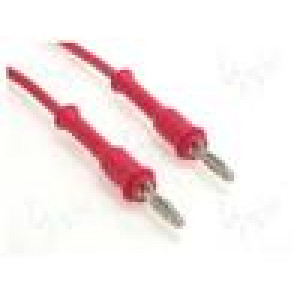PJP2119-100R Měřicí šňůra 70VDC 33VAC 20A banánek 4 mm,z obou stran