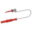 PJP6035-PRO-M10-R Měřicí šňůra 60VDC 30VAC 6A sonda s háčkem,banánek 4 mm