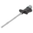 Měřicí hrot s háčkem klešťový 6A černá Rozs.uchop: max.4,5mm