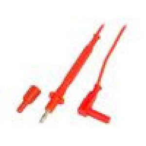 4419-D4-IEC-100R Měřicí šňůra 20A měřicí hrot,banánek 4 mm s krytkou Dél: 1m