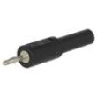 Adaptér banánek 2mm 36A 30VAC 60VDC černá niklovaný