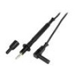 4411-D4-IEC-100N Měřicí šňůra 12A měřicí hrot,banánek 4 mm s krytkou Dél: 1m