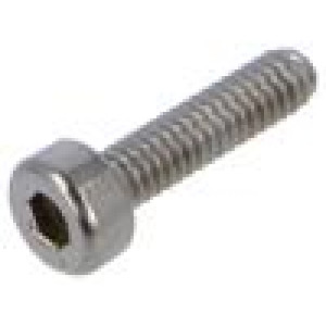 Šroub M2x8 0,4 Hlava: válcová imbus HEX 1,5mm DIN 912