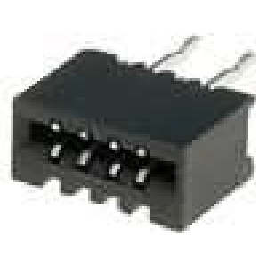Konektor FFC / FPC přímý THT NON-ZIF 4 PIN 1mm pocínovaný
