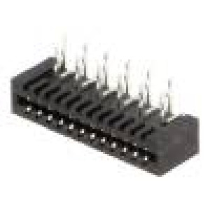 Konektor FFC / FPC úhlové 90° THT NON-ZIF 12PIN 1mm 500V