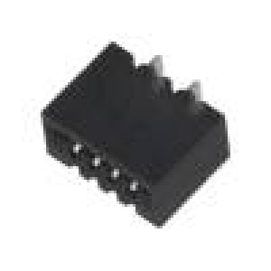 Konektor FFC / FPC svislý SMT NON-ZIF 4 PIN 1mm pocínovaný