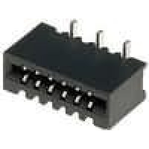 Konektor FFC / FPC svislý SMT NON-ZIF 6 PIN1mm pocínovaný