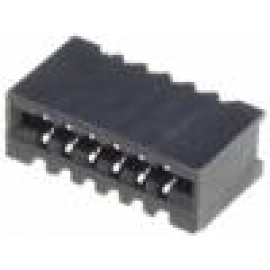 Konektor FFC / FPC vodorovné SMT NON-ZIF 6 PIN1mm 100V 20mΩ