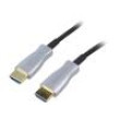 Kabel HDMI 2.1,optický HDMI vidlice,z obou stran 5m černá