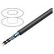 Vodič BiT 1000 2(ST) H 8x2x0,5mm2 LSZH černá 600V,1kV