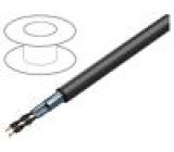 Vodič BiT 1000 2(ST) H 8x2x0,5mm2 LSZH černá 600V,1kV