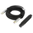 Kabel HDMI 2.1,optický HDMI vidlice,z obou stran 10m černá