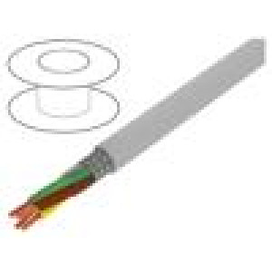Vodič BiT LiYCY 2x2,5mm2 PVC šedá 300V nešíří plamen