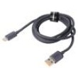 Kabel USB 2.0 USB A vidlice,USB C vidlice 1,2m černá 100W