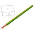 Vodič H07V-K lanko Cu 50mm2 PVC žluto-zelená 450V,750V