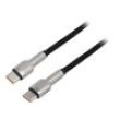 Kabel USB C vidlice,z obou stran 2m černá 100W
