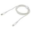 Kabel USB 2.0 vidlice Apple Lightning,USB C vidlice 1m bílá