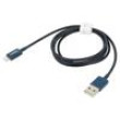 Kabel vidlice Apple Lightning,USB A vidlice 1m modrá 2,4A