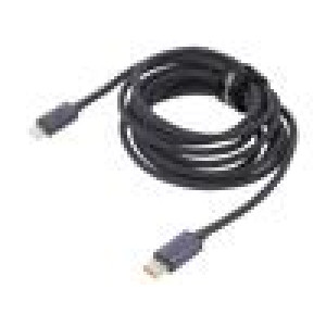 Kabel USB 2.0 vidlice Apple Lightning,USB C vidlice 2m černá