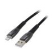 Kabel USB 2.0 vidlice Apple Lightning,USB A vidlice 2m černá