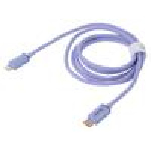 Kabel USB 2.0 vidlice Apple Lightning,USB C vidlice 1,2m