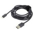 Kabel USB 2.0 vidlice Apple Lightning,USB A vidlice 2m černá