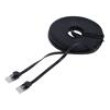 Světlovodný patch cord U/UTP 6 lanko Cu PVC černá 15m 32AWG