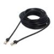 Patch cord F/UTP 7 lanko Cu PVC černá 10m 28AWG