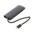 Hub USB šedá Počet portů: 6 0,2m Mat.těl: hliník