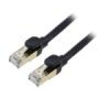 Patch cord F/UTP 7 lanko Cu PVC černá 20m 28AWG