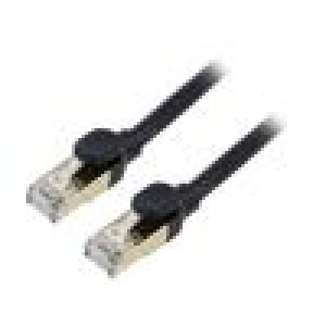 Patch cord F/UTP 7 lanko Cu PVC černá 20m 28AWG