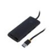 Hub USB USB A zásuvka x4,USB C zásuvka černá Počet portů: 5