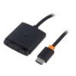 Adaptér HDMI 2.0 HDMI zásuvka x2,HDMI vidlice 1m černá černá