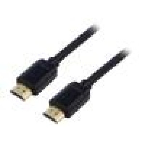 Kabel HDMI 2.0 HDMI vidlice,z obou stran PVC 3m černá