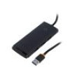 Hub USB USB A zásuvka x4,USB C zásuvka černá Počet portů: 5