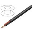 Vodič: reproduktorový BiTsound® 2x1,5mm2 lanko Cu černá PVC