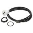 Kabel-adaptér do panelu,matice zezadu USB 2.0 Dél: 0,6m