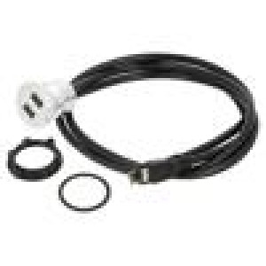 Kabel-adaptér do panelu,matice zezadu USB 2.0 Dél: 0,6m