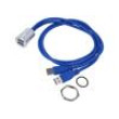 Kabel-adaptér USB A zásuvka x2,USB A vidlice x2 USB 3.0