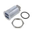 Adaptér USB A zásuvka x2,z obou stran USB 3.0 Závit: M22