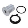 Adaptér do panelu,matice zezadu USB 2.0 Závit: M22 1÷10mm