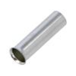 Hrot: trubičkový neizolované měď 10mm2 18mm pocínovaný